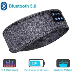 Wireless Bluetooth Headphones with Sports Sleeping Headband – Noise-Cancelling, Elastic Fit, Music Eye Mask, and Built-In Controls - Image 7