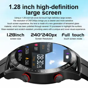 ECG+PPG Bluetooth Call Smart Watch for Men - Image 5