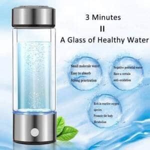 Portable Hydrogen-Rich Water Generator Bottle