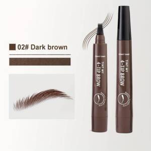 Micro-Fork Tip Eyebrow Pen – Ultra-Fine 4-Tip Design for Flawless, Long-Lasting 3D Brows - Image 5