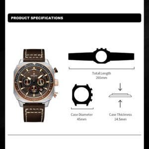 NAVIFORCE NF8057 Men’s Business Quartz Watch – Timeless Elegance Meets Everyday Functionality - Image 2