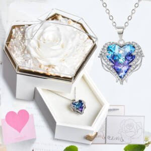 Everlasting Love: Ocean Heart Necklace Gift Set – A Symbol of Timeless Romance - Image 5