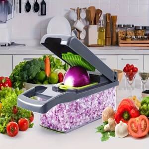 VegEase 12/16pcs Multifunctional Vegetable Chopper – Your Ultimate Kitchen Companion - Image 3