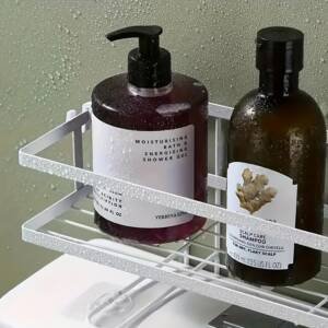 Space-Saving Over-The-Toilet Bathroom Shelf – Durable Carbon Steel Storage Organizer - Image 3