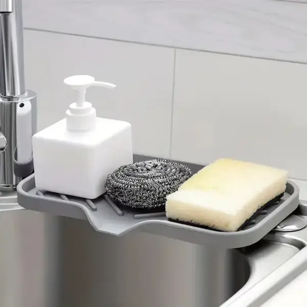 Silicone Sink Tray with Drain