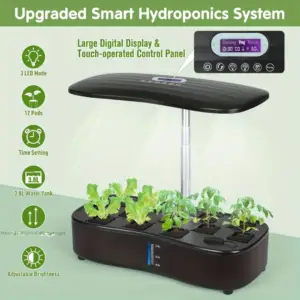 Hydroponic Indoor Garden Kit – 12-Pod Smart Growing System - Image 5